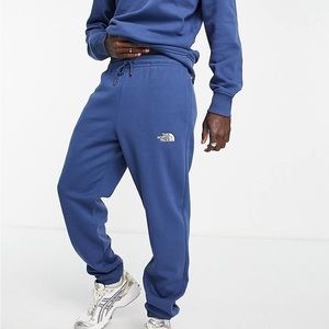 The North Face Essentials sweatpants in dark blue Men’s size small